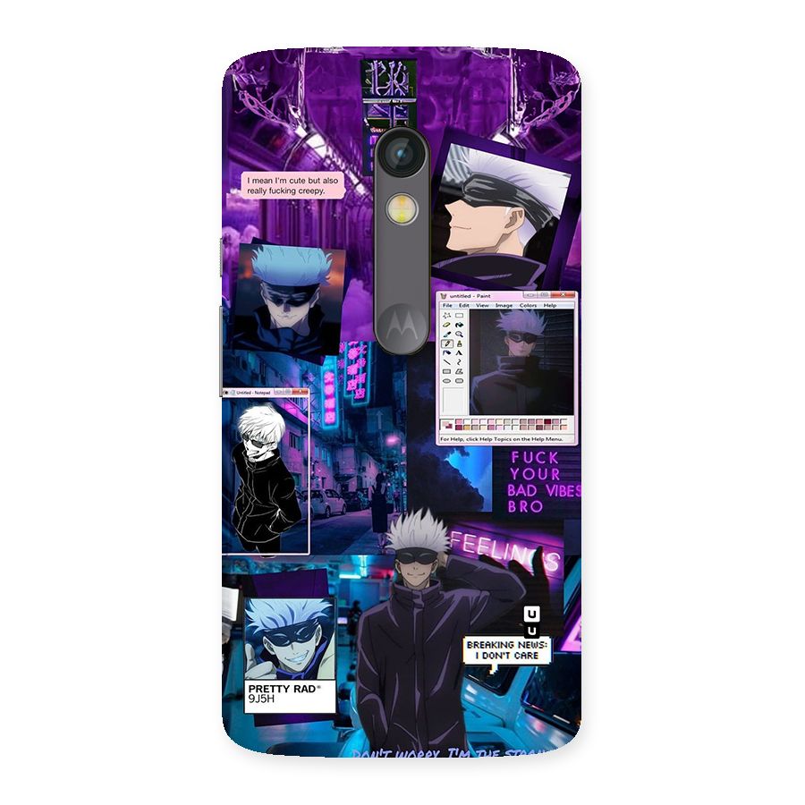 Gojo Quotes Bundle Back Case for Moto X Play