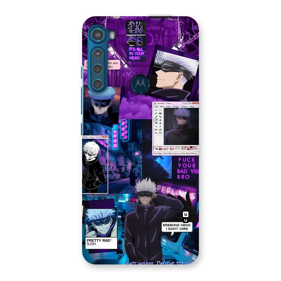 Gojo Quotes Bundle Back Case for Motorola One Fusion Plus
