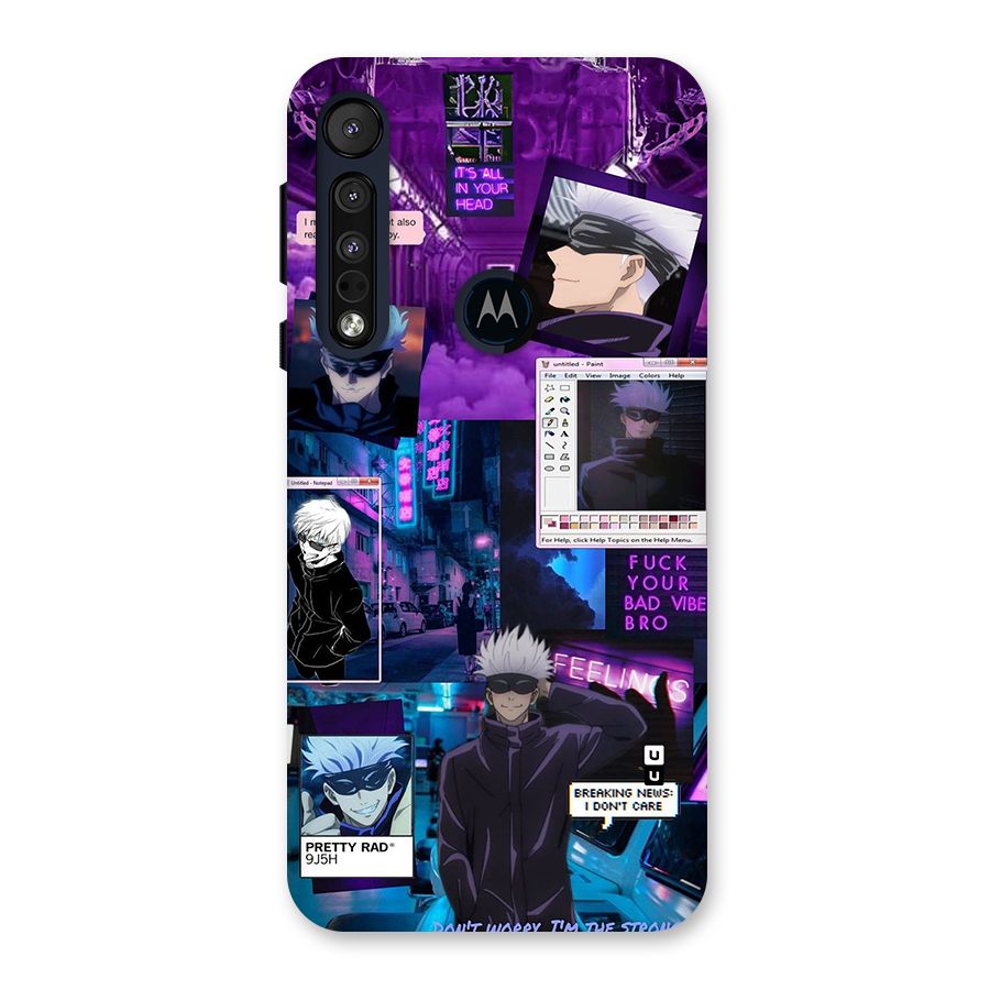 Gojo Quotes Bundle Back Case for Motorola One Macro