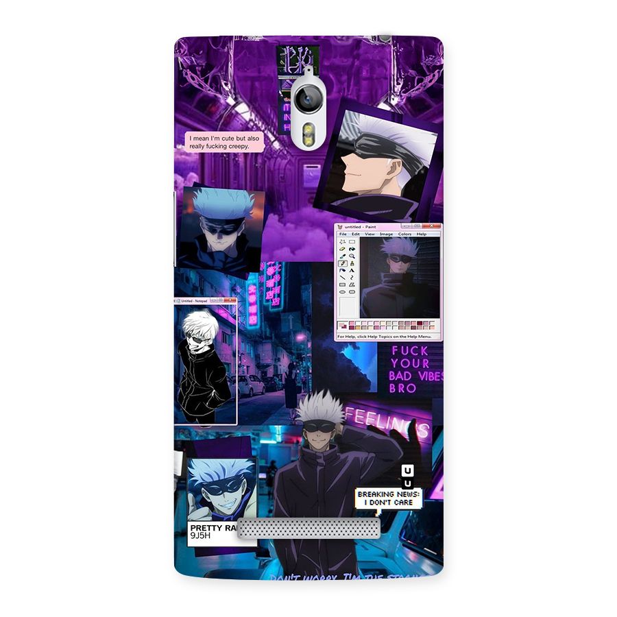 Gojo Quotes Bundle Back Case for Oppo Find 7