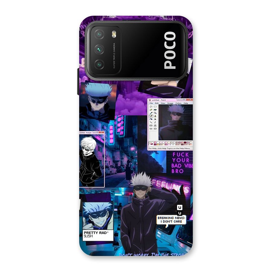 Gojo Quotes Bundle Back Case for Poco M3