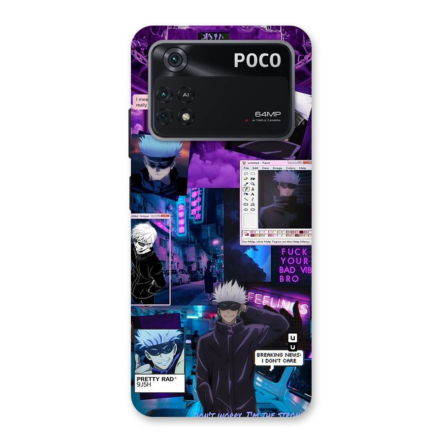 Gojo Quotes Bundle Back Case for Poco M4 Pro 4G