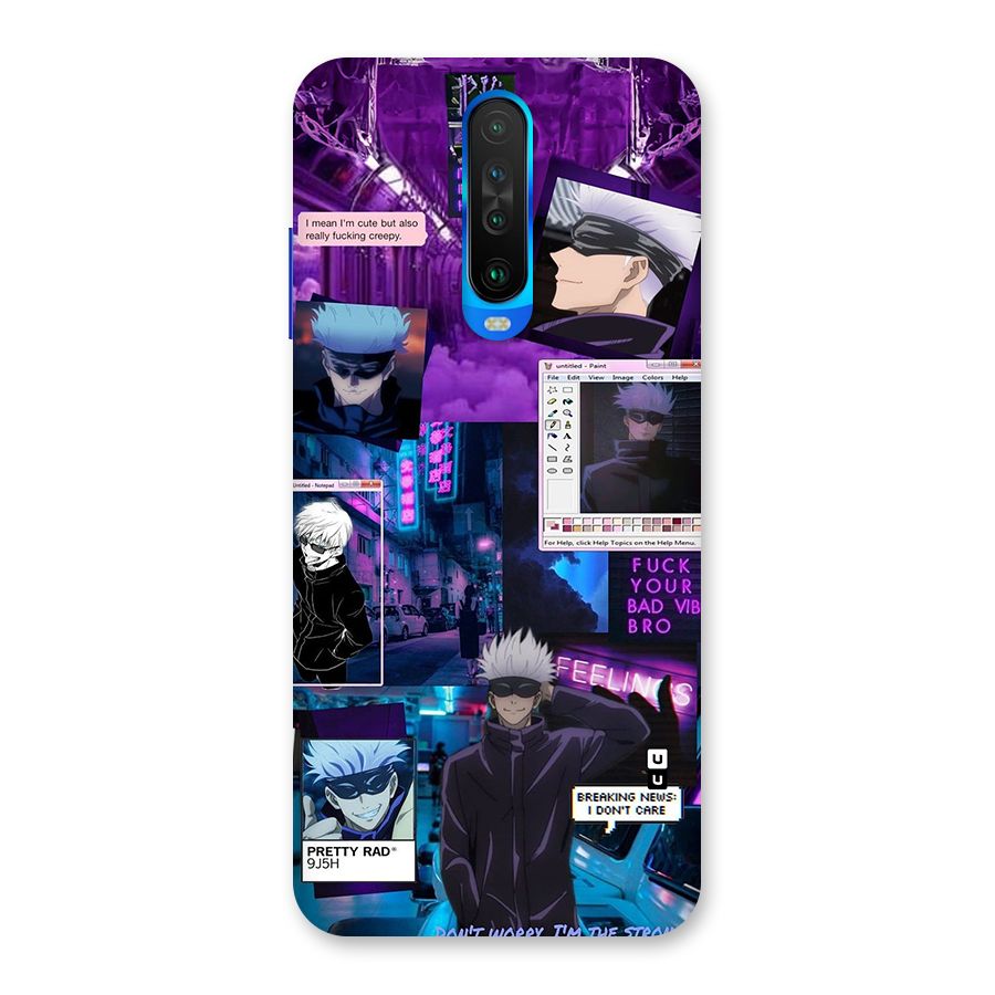 Gojo Quotes Bundle Back Case for Poco X2