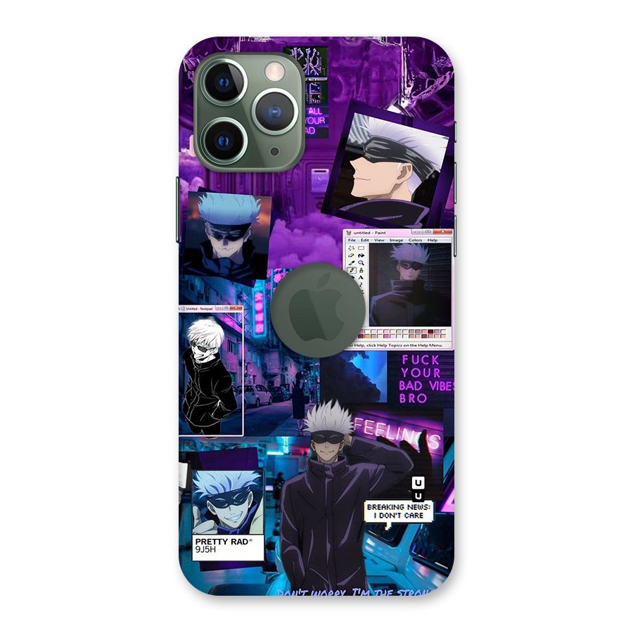 Gojo Quotes Bundle Back Case for iPhone 11 Pro Logo Cut