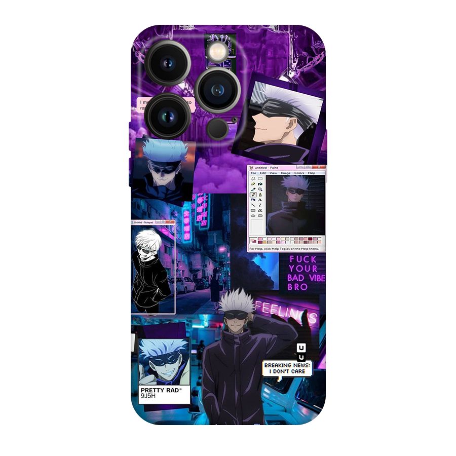 Gojo Quotes Bundle Back Case for iPhone 14 Pro