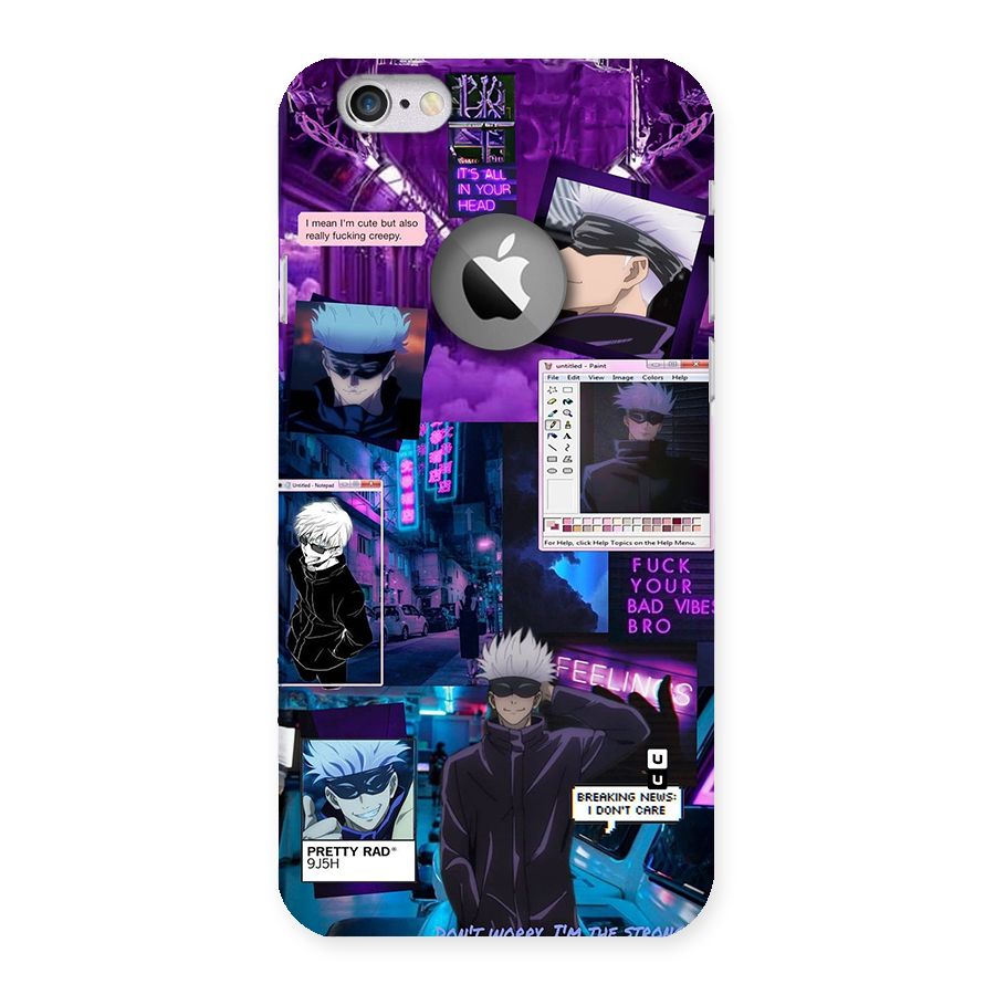 Gojo Quotes Bundle Back Case for iPhone 6 Logo Cut