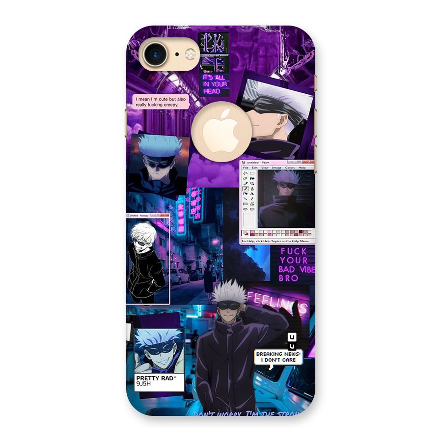 Gojo Quotes Bundle Back Case for iPhone 7 Logo Cut
