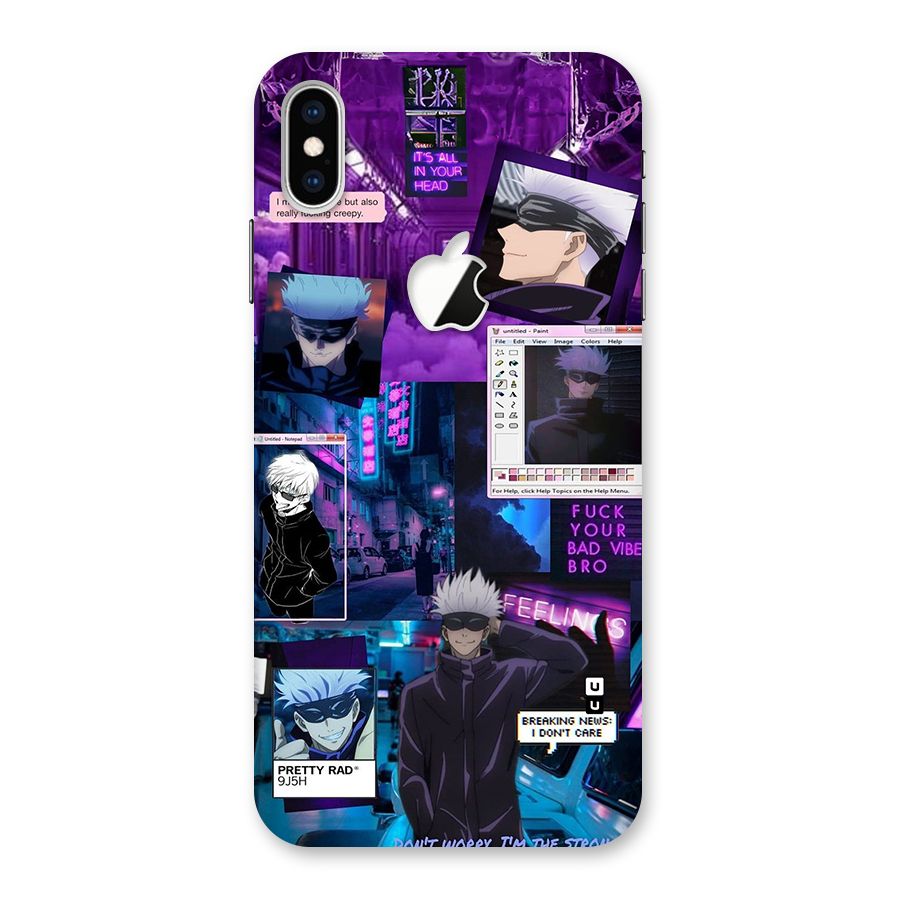 Gojo Quotes Bundle Back Case for iPhone XS Max Apple Cut