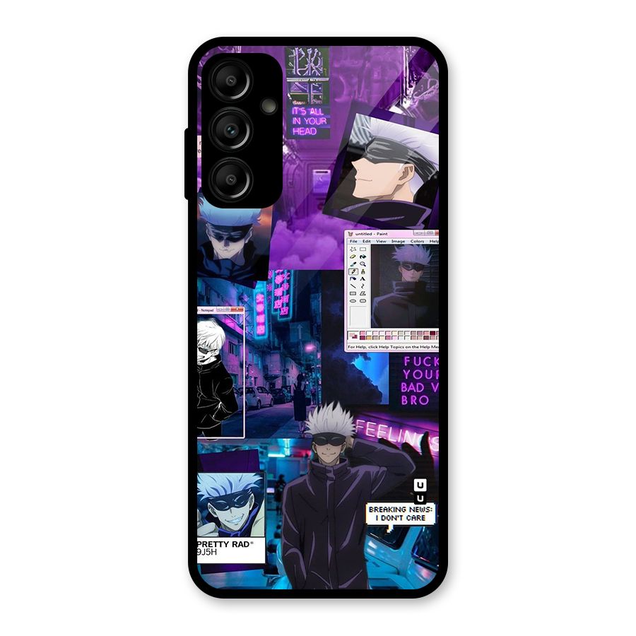 Gojo Quotes Bundle Glass Back Case for Galaxy A14 5G