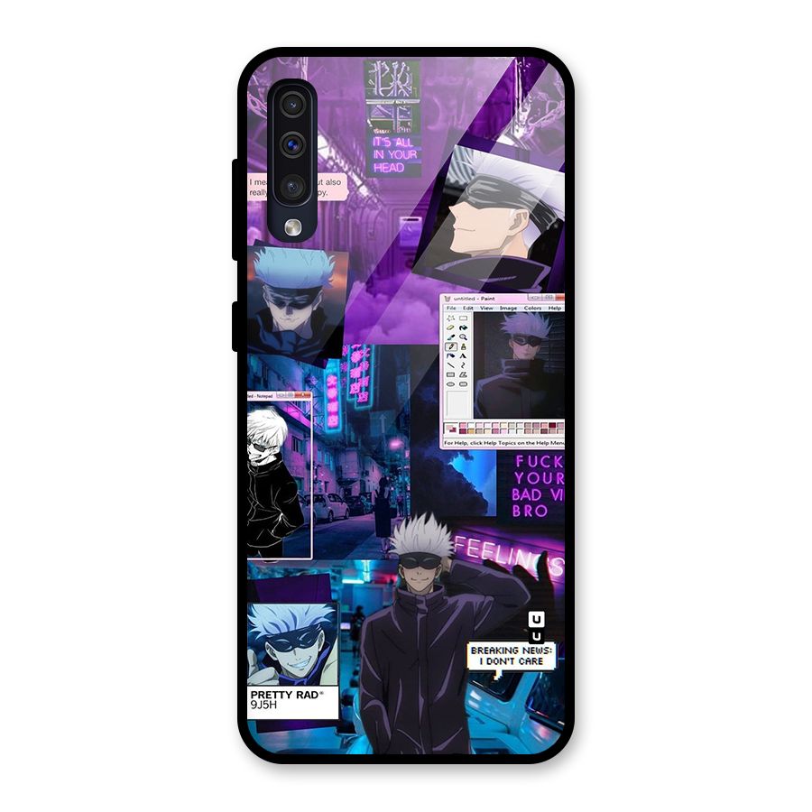 Gojo Quotes Bundle Glass Back Case for Galaxy A50s