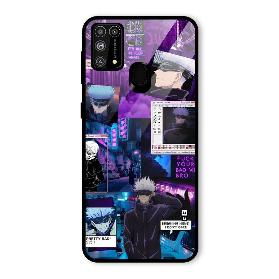 Gojo Quotes Bundle Glass Back Case for Galaxy F41