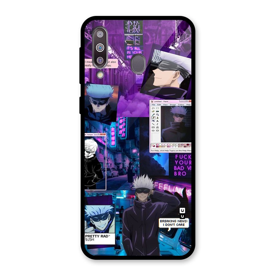 Gojo Quotes Bundle Glass Back Case for Galaxy M30