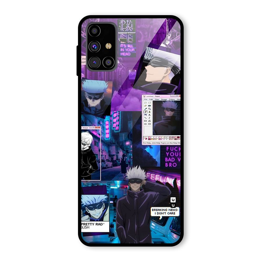Gojo Quotes Bundle Glass Back Case for Galaxy M31s