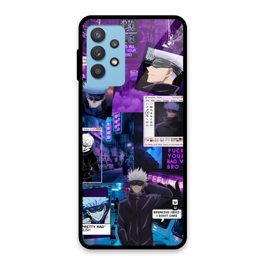 Gojo Quotes Bundle Glass Back Case for Galaxy M32 5G