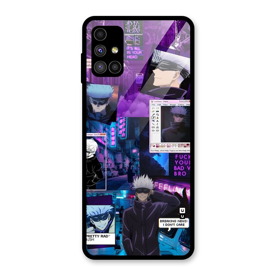 Gojo Quotes Bundle Glass Back Case for Galaxy M51