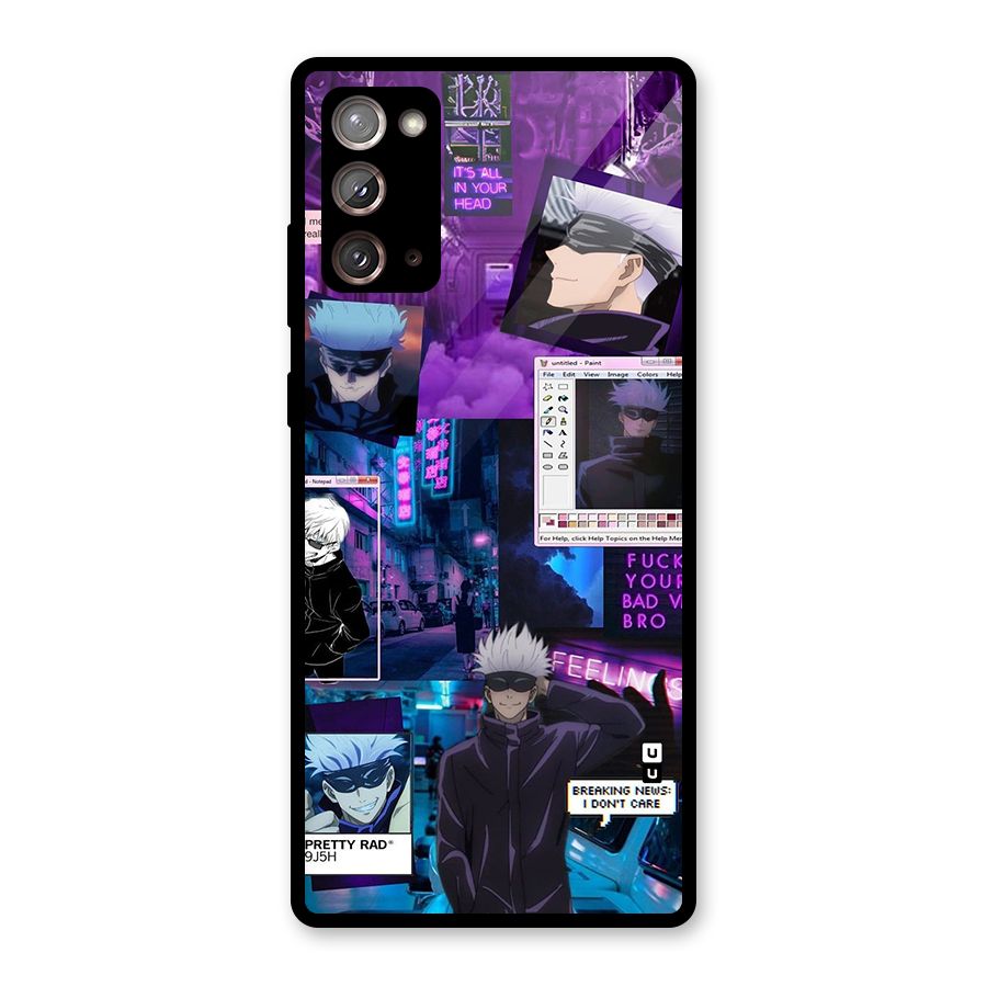 Gojo Quotes Bundle Glass Back Case for Galaxy Note 20