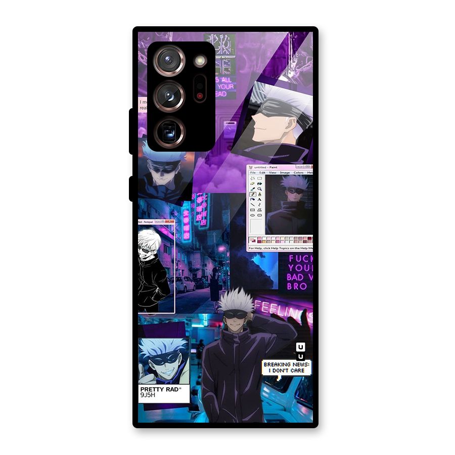 Gojo Quotes Bundle Glass Back Case for Galaxy Note 20 Ultra 5G
