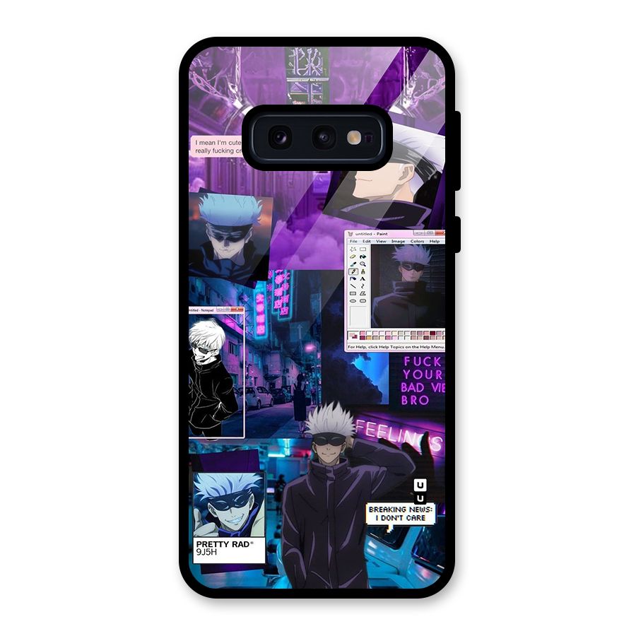 Gojo Quotes Bundle Glass Back Case for Galaxy S10e