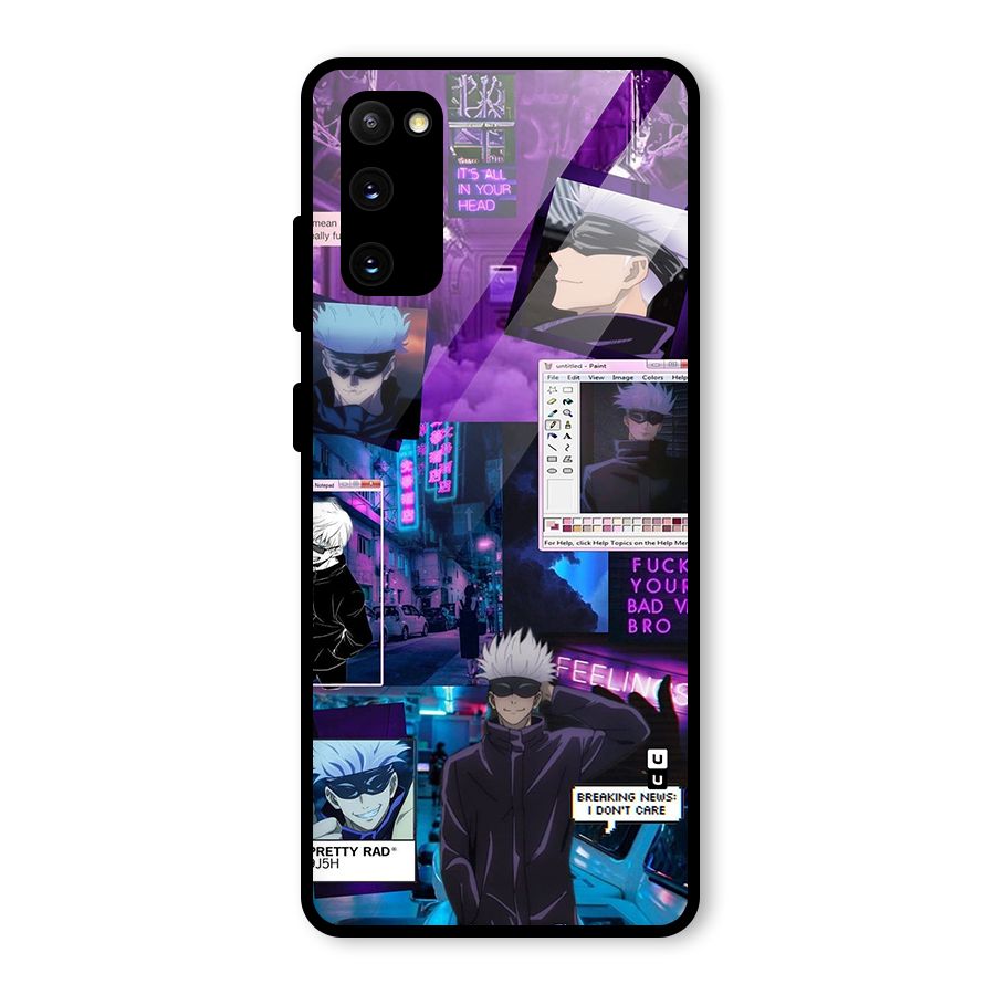 Gojo Quotes Bundle Glass Back Case for Galaxy S20 FE