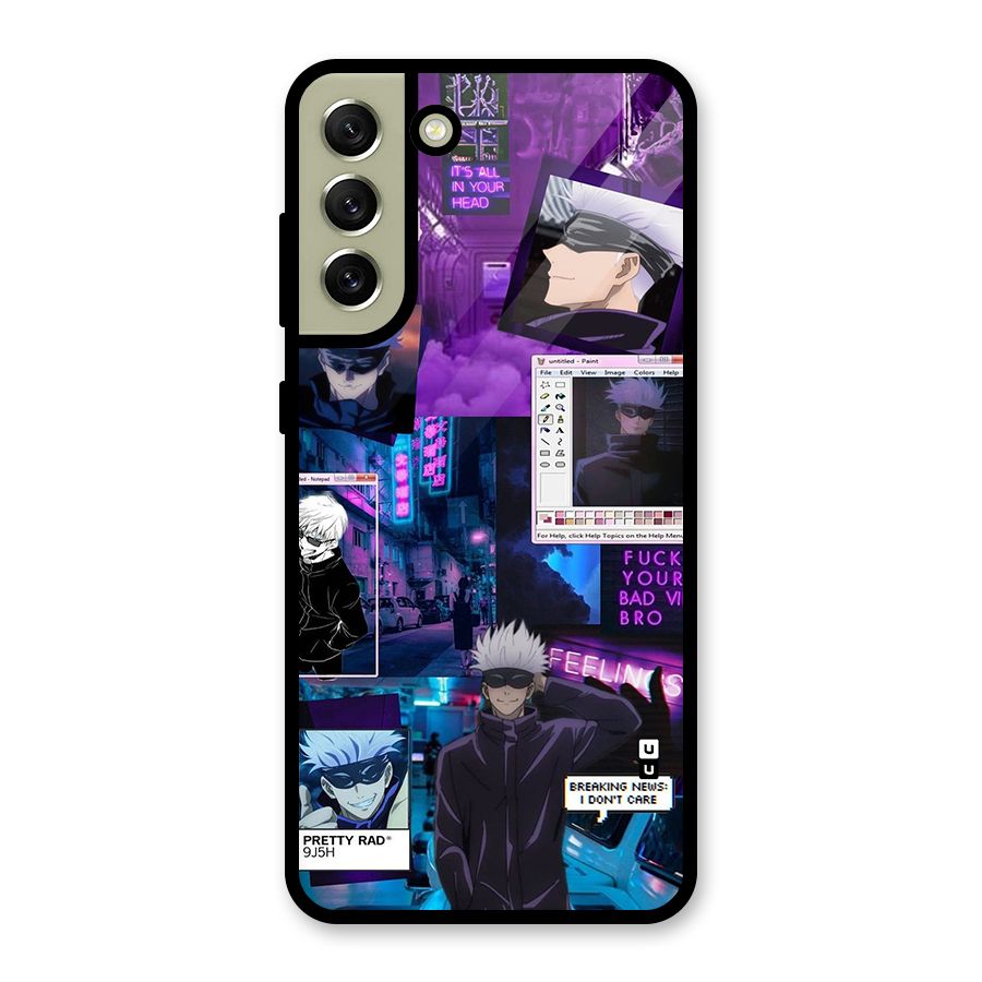 Gojo Quotes Bundle Glass Back Case for Galaxy S21 FE 5G