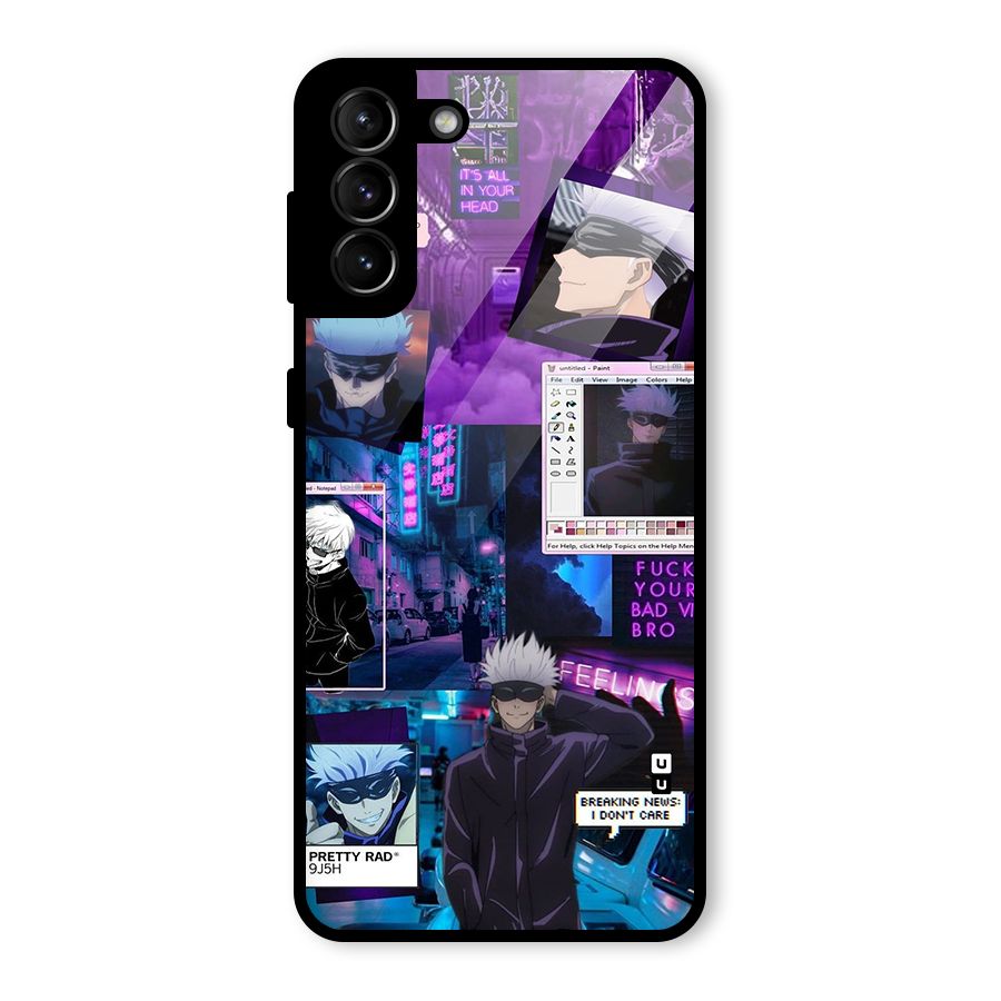 Gojo Quotes Bundle Glass Back Case for Galaxy S21 Plus
