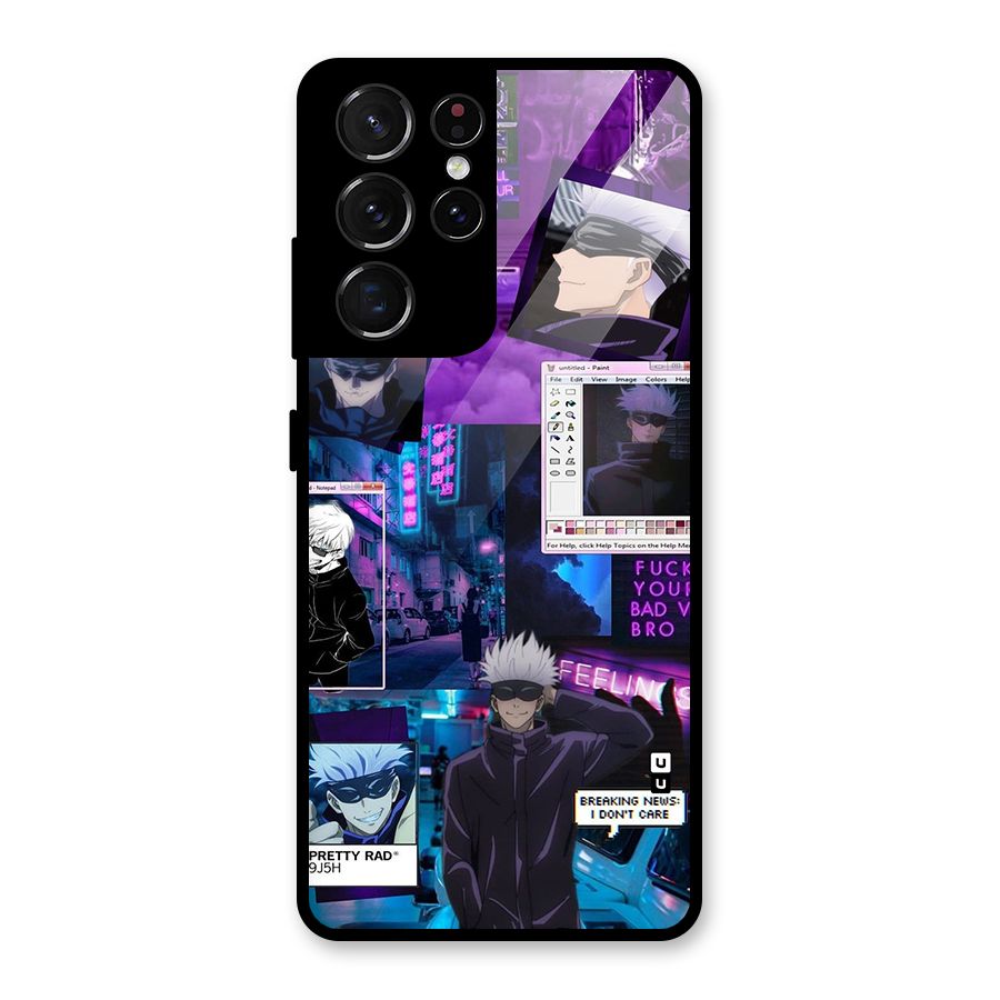 Gojo Quotes Bundle Glass Back Case for Galaxy S21 Ultra 5G