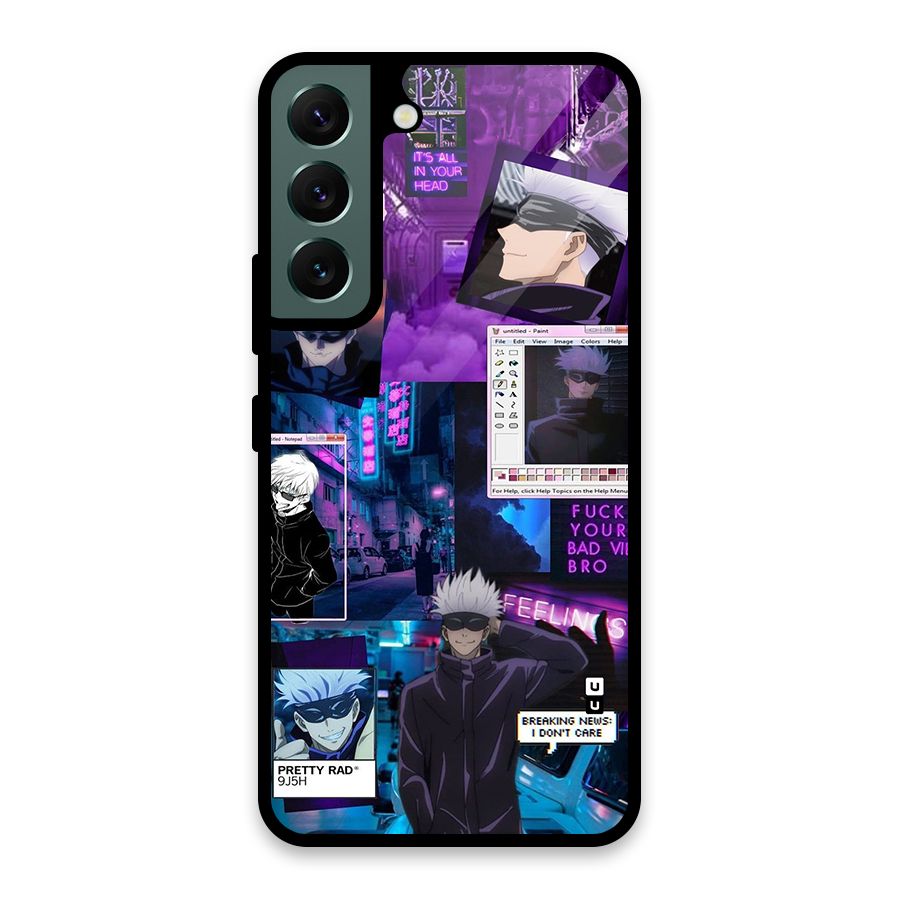 Gojo Quotes Bundle Glass Back Case for Galaxy S22 5G