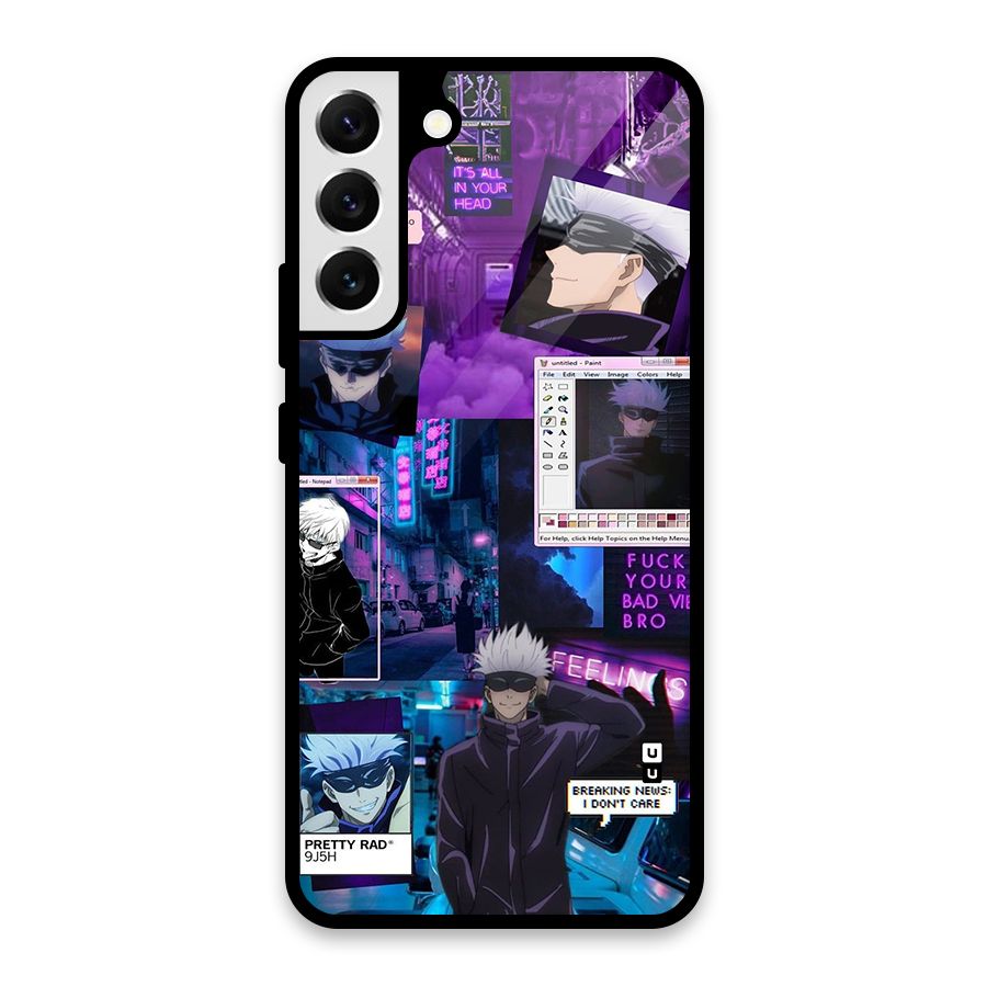 Gojo Quotes Bundle Glass Back Case for Galaxy S22 Plus 5G