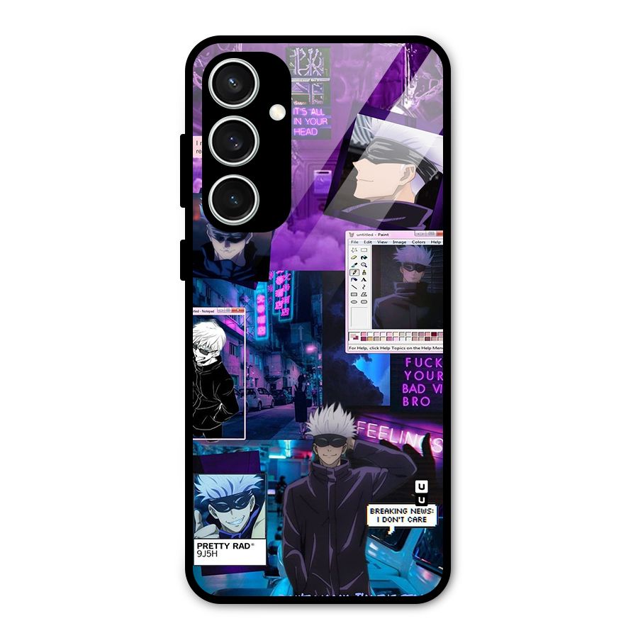 Gojo Quotes Bundle Glass Back Case for Galaxy S23 FE