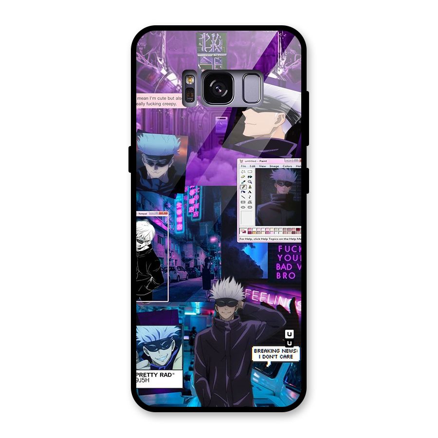 Gojo Quotes Bundle Glass Back Case for Galaxy S8
