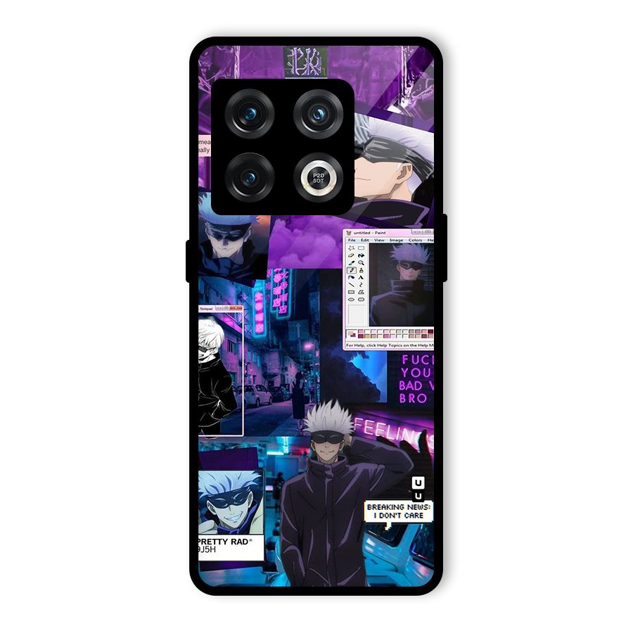 Gojo Quotes Bundle Glass Back Case for OnePlus 10 Pro 5G