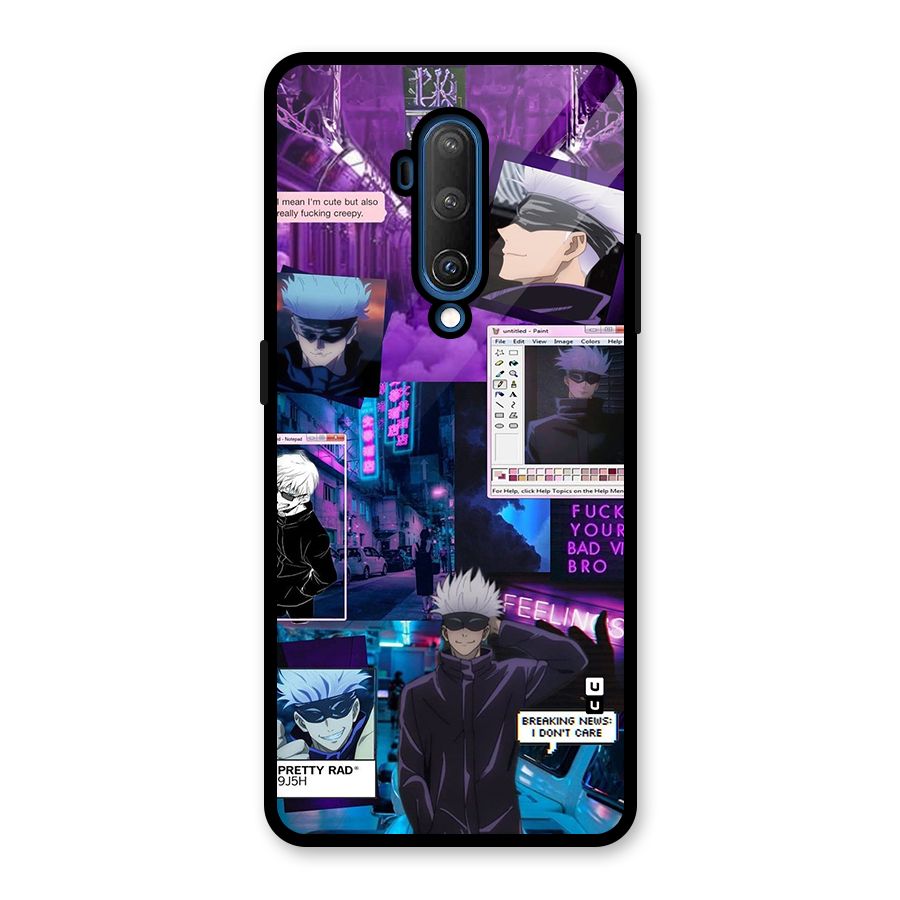 Gojo Quotes Bundle Glass Back Case for OnePlus 7T Pro