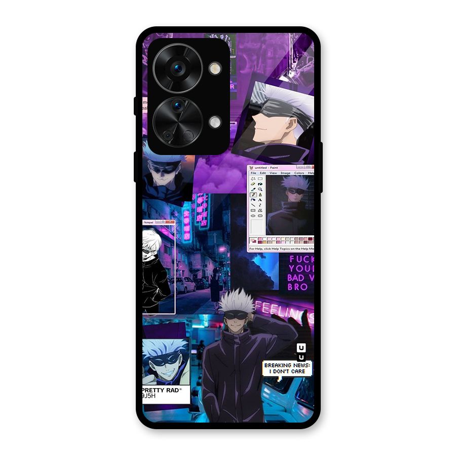 Gojo Quotes Bundle Glass Back Case for OnePlus Nord 2T