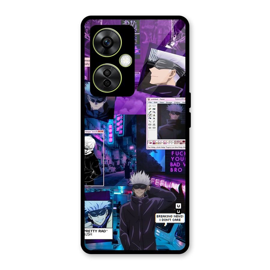 Gojo Quotes Bundle Glass Back Case for OnePlus Nord CE 3 Lite