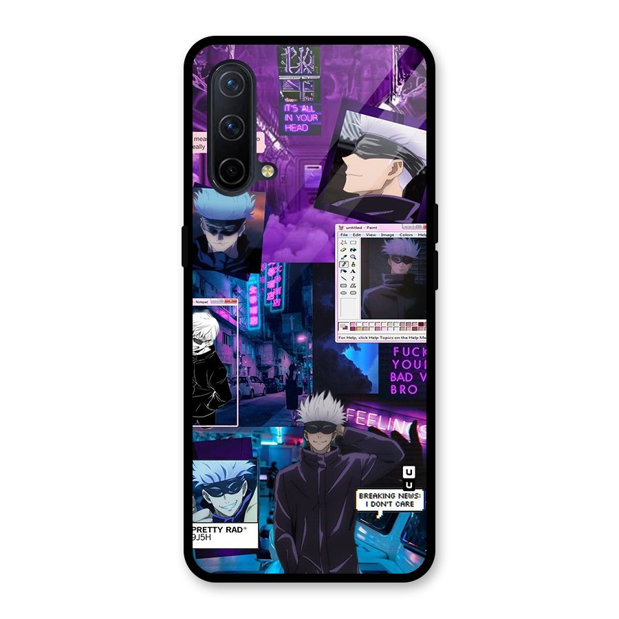 Gojo Quotes Bundle Glass Back Case for OnePlus Nord CE 5G