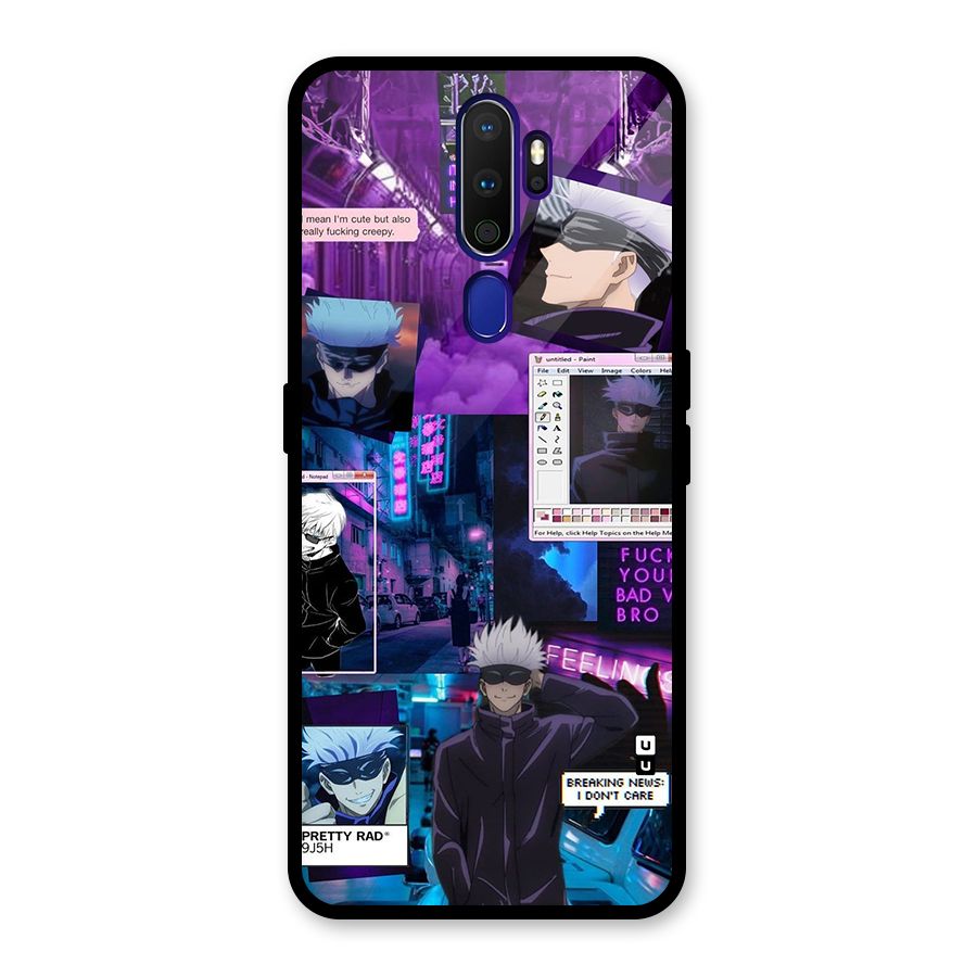 Gojo Quotes Bundle Glass Back Case for Oppo A9 (2020)