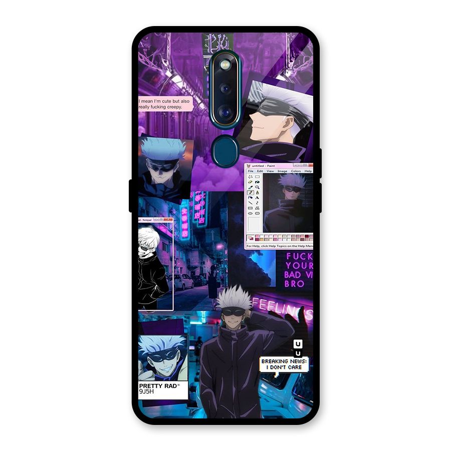 Gojo Quotes Bundle Glass Back Case for Oppo F11 Pro