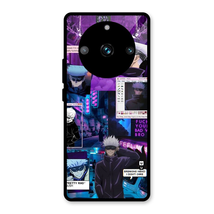 Gojo Quotes Bundle Glass Back Case for Realme 11 Pro Plus