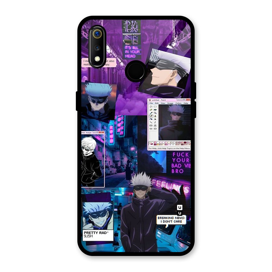 Gojo Quotes Bundle Glass Back Case for Realme 3i