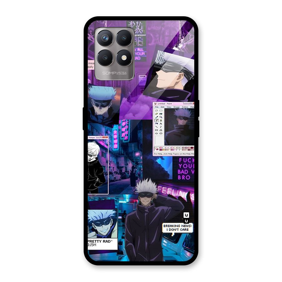 Gojo Quotes Bundle Glass Back Case for Realme 8i