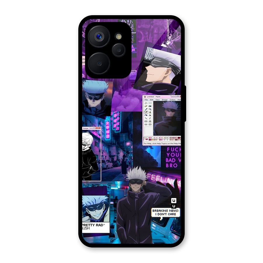 Gojo Quotes Bundle Glass Back Case for Realme 9i 5G