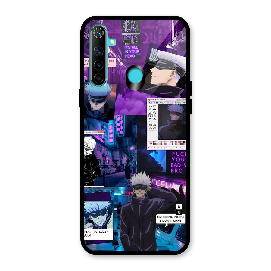 Gojo Quotes Bundle Glass Back Case for Realme Narzo 10