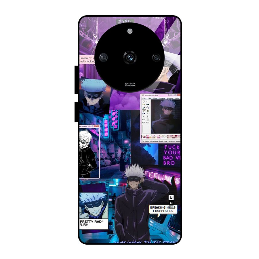 Gojo Quotes Bundle Glass Back Case for Realme Narzo 60 5G