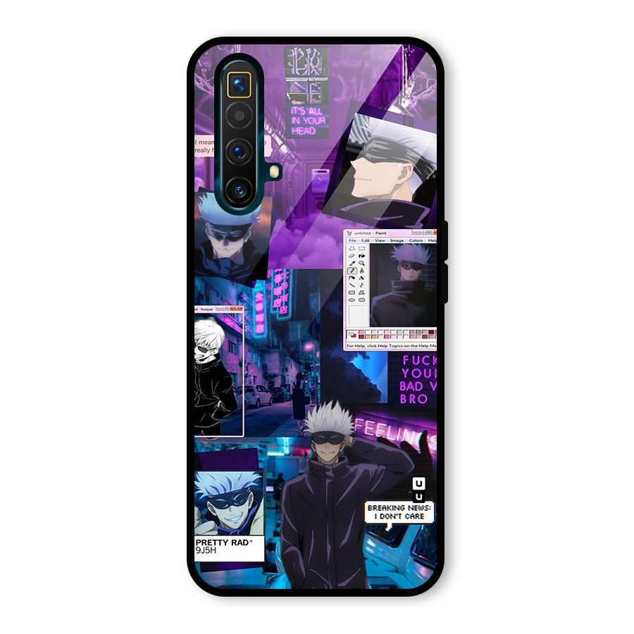 Gojo Quotes Bundle Glass Back Case for Realme X3