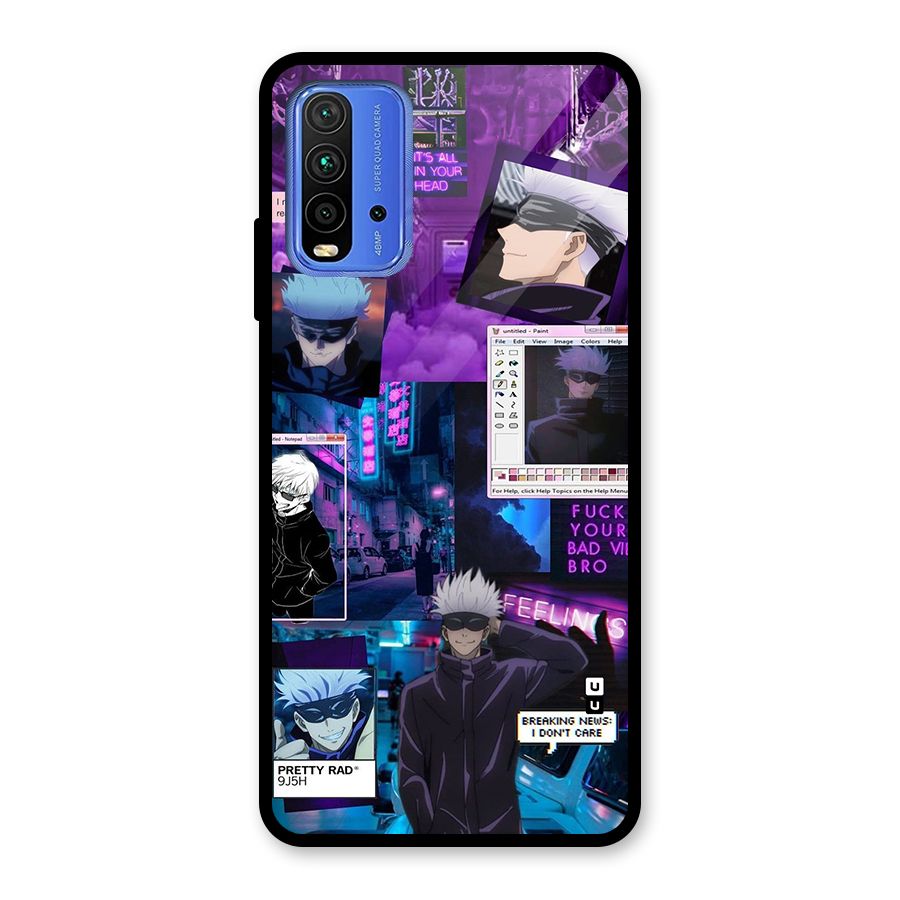 Gojo Quotes Bundle Glass Back Case for Redmi 9 Power