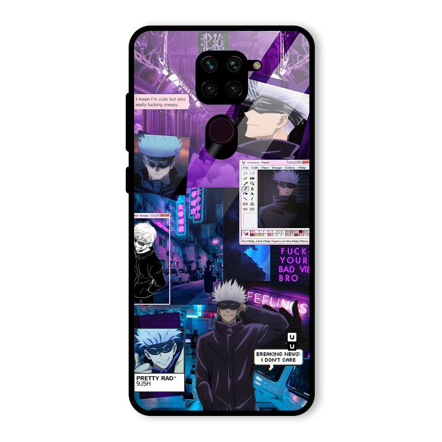 Gojo Quotes Bundle Glass Back Case for Redmi Note 9
