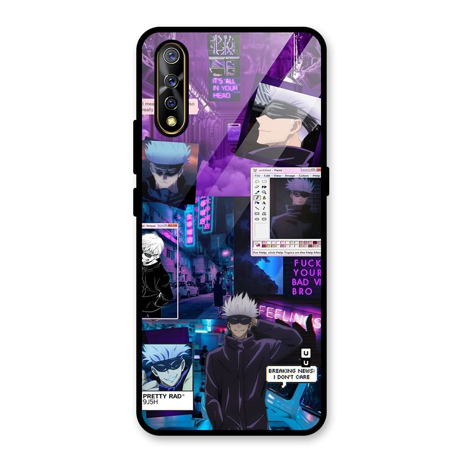 Gojo Quotes Bundle Glass Back Case for Vivo S1