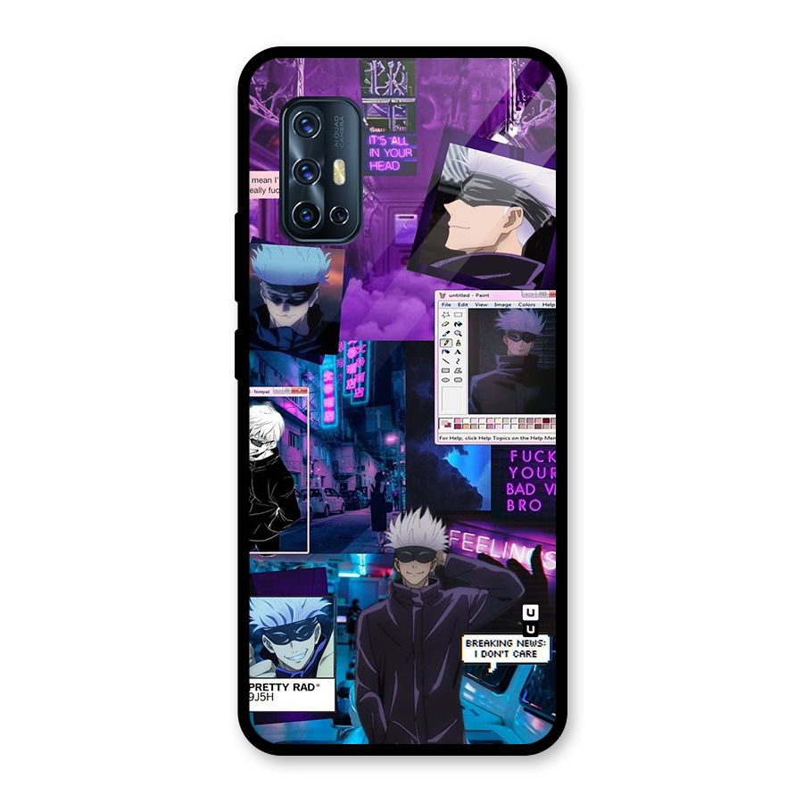 Gojo Quotes Bundle Glass Back Case for Vivo V17