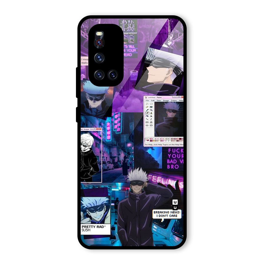 Gojo Quotes Bundle Glass Back Case for Vivo V19