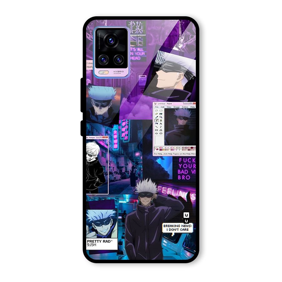 Gojo Quotes Bundle Glass Back Case for Vivo V20 Pro